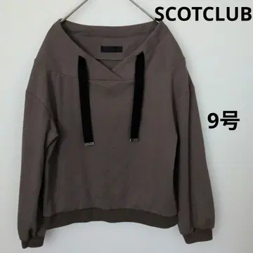 [ SCOT CLUB 스콧 클럽 ] 9호 M 브라운 후드티 야마다야