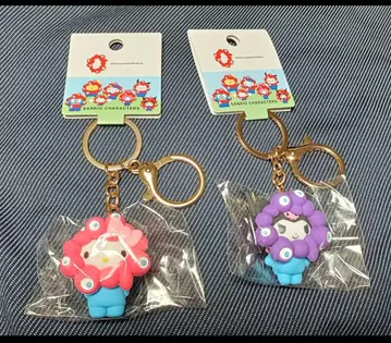 [ 키티&쿠로미 ] 산리오 따라하기 입체 마스코트 컬러 키링 2개 세트