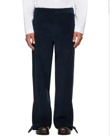 wales bonner 네이비 'The Self' 트라우저 25FW