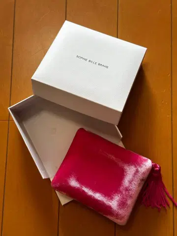 소피 빌 브라에 VELVET 주얼리 케이스 핑크