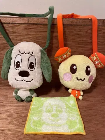 이이네이네바 완완우탄 봉제 인형형 미니백 완완 손수건 세트