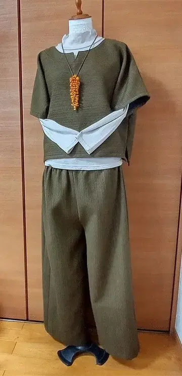 통통하신 분, 복스러운 분을 위한 와이드 팬츠 셋업