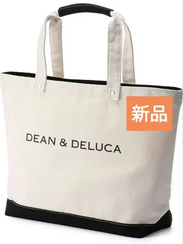 새상품 DEAN & DELUCA 토트백 아이보리/블랙
