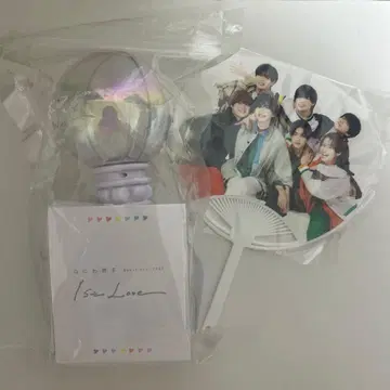 나니와단시 1st Love 응원봉 미니 부채 포함