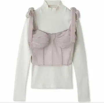 snidel 뷔스티에 세트 니트 풀오버 핑크