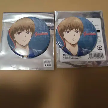 은혼 점프 페스타 한정판 로손 캔뱃지 오키타 2개