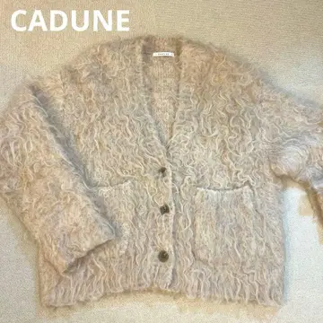 CADUNE 카듀네 V넥 가디건 베이지 38