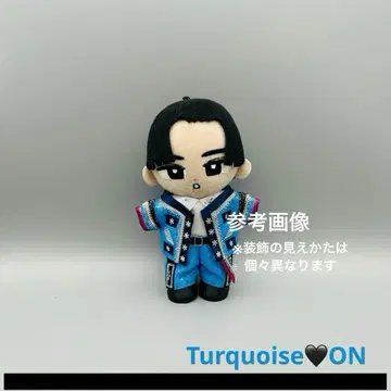 스노우 칠 봉제 인형 의상 터콰이즈-ON 메구로 렌