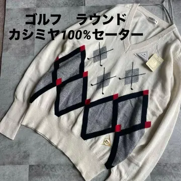 캐시미어 100% 남성용 골프웨어