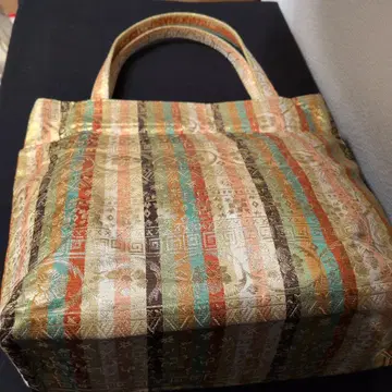 일본 의류용 가방 다색 스트라이프