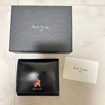 폴 스미스 블랙 접이식 지갑