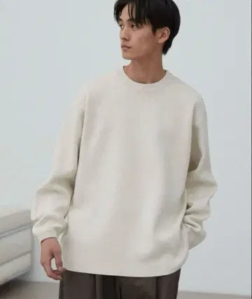 MILANO RIB HEAVY WEIGHT PO KNIT [ 새상품급 ]