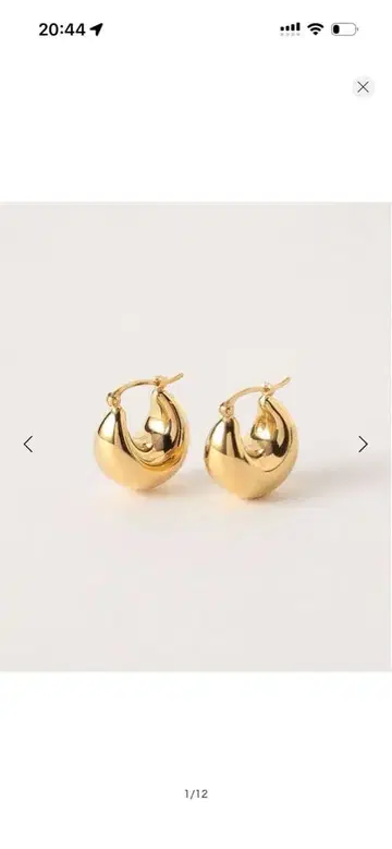 PREEK 골드 후프 귀걸이