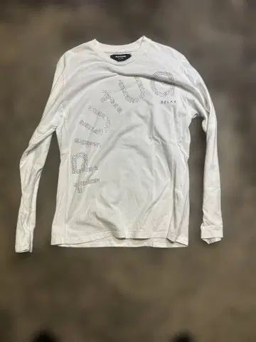 1PIU1UGUALE3 화이트 긴팔 셔츠 M 이너로 딱