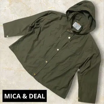 MICA&DEAL 카키 마운틴 후드티 자켓