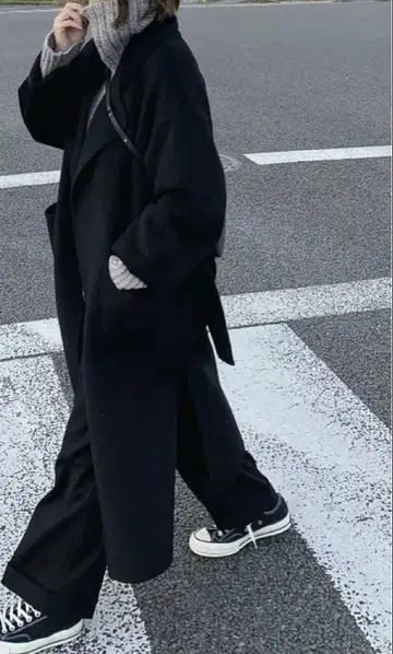 ok.soon옥순 라이트 멜톤 코트(블랙)