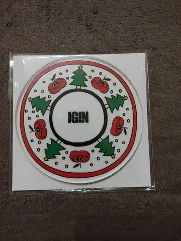 BTS JIN IGIN 팝업 크리스마스 신규 패턴 코스터 트리
