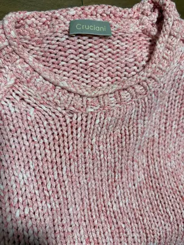 크루치아니 남성용 스웨터 핑크 50