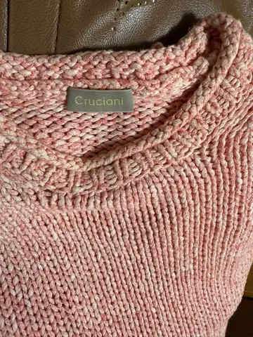 크루치아니 남성용 스웨터 핑크 50