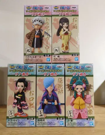 원피스 월드 컬렉션 와노쿠니 5체 세트