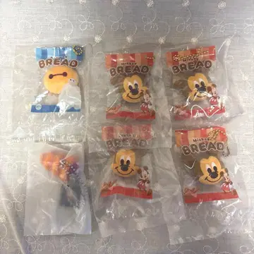 디즈니 베이커리 참/Nui 빵 참 6개 세트