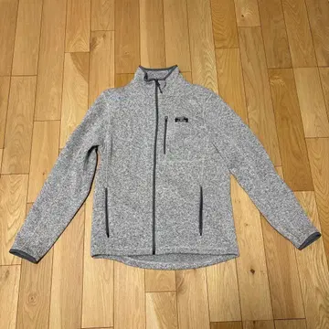 Men's L.L.Bean 스웨터 플리스 풀 집업 자켓 그레이