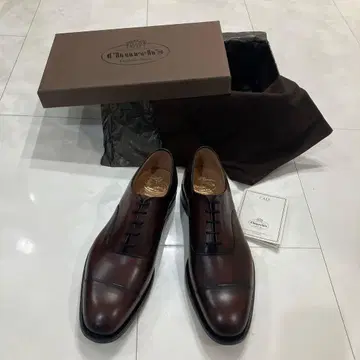 새상품 Churcill's 옥스퍼드 신발 다크 브라운 27.5cm
