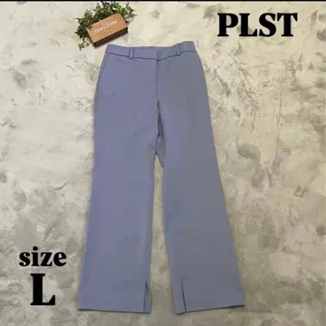 [ PLST ] 플라스테 ( L ) 스트레이트 팬츠 블루 계열