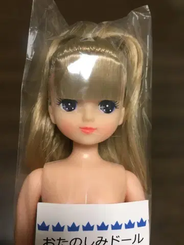 즐거운 인형 금발 하이 포니테일