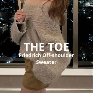 THE TOE Friedrich 오프숄더 스웨터 M