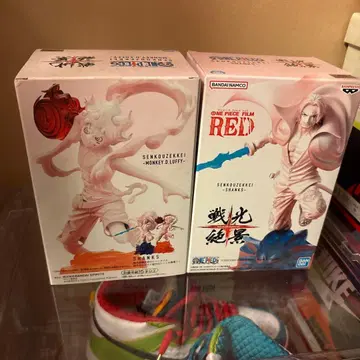 원피스 필름 RED 피규어 세트 루피와 샹크스