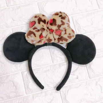 디즈니 레오파드 무늬 머리띠