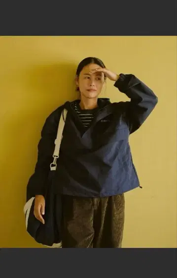 BrokenBase 나일론 아노락 M 네이비