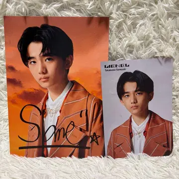 Lienel 리에넬 타카쿠와 마사유키 사인 패널 타워 레코드