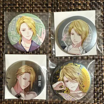 츠키프로 에토 코우키 캔뱃지 세트 4