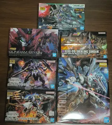 건담 프라모델 묶음 판매 MG 프리덤 RG 에피온 HG 철혈 등