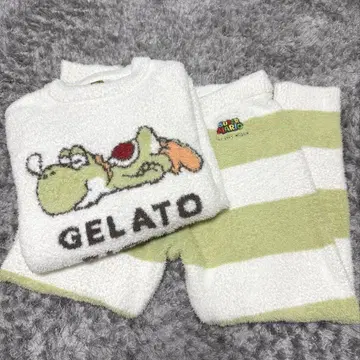 GELATO PIQUE 슈퍼 마리오 요시 룸웨어 세트