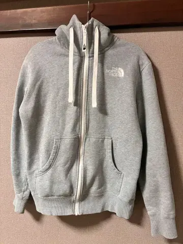 THE NORTH FACE 그레이 풀 집업 후드티