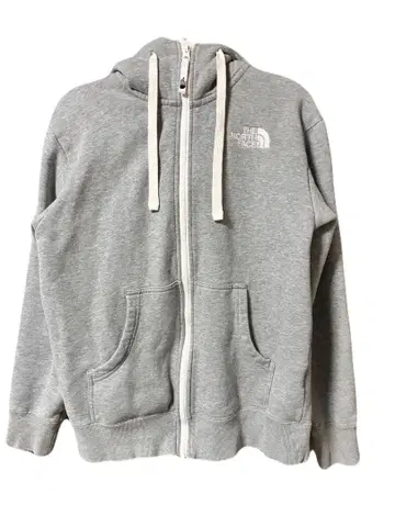 THE NORTH FACE 그레이 풀 집업 후드티 S 사이즈