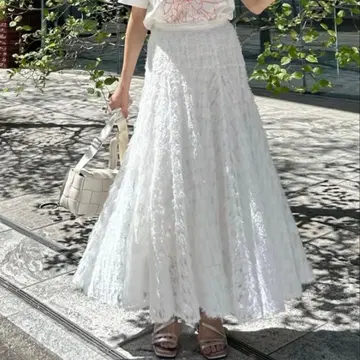 COCODEAL (코코딜) 페더 튤 스커트