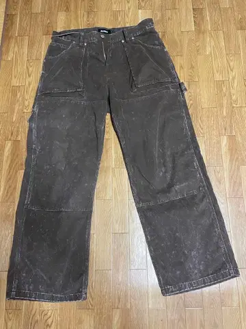 XLARGE 브라운 카고 팬츠 32인치
