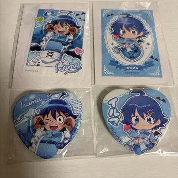 마계의 왕자 카미아니 복권 D상 하트 캔뱃지&스티커 세트 스즈키 이루마