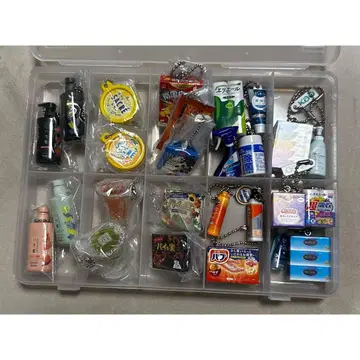 가챠가챠 식품 생활용품 모음 미개봉 포함 19점