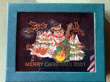 하드 록 카페 핀 배지 2001년 크리스마스 요코하마점