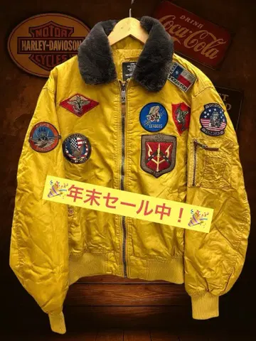 [ 말일까지 대세일! ] TOP GUN TYPE B-15 플라이트 자켓