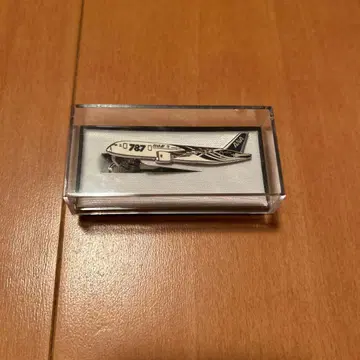 ANA 787 비행기형 넥타이핀 케이스 포함