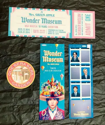 Mrs.GREENAPPLE Wonder museum 비터 바캉스 증명사진