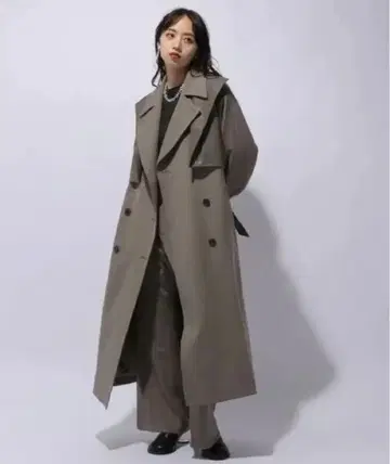 HARE 하레 롱 코트 카키