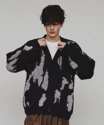 자카드 가디건 tk.TAKEO KIKUCHI