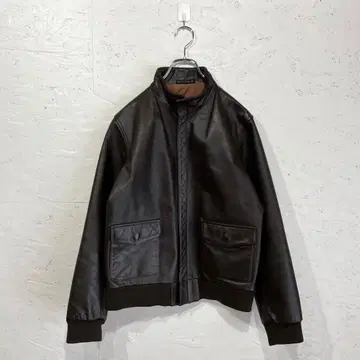 구제 의류 80s 90s 빈티지 A-2형 가죽 자켓 블루종